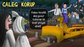 Caleg Korup VS Hantu kampung Setan HORORKOMEDI  Kartun Hantu Lucu [upl. by Ziguard]