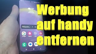 Werbung auf handy entfernen samsung  Werbung auf samsung handy blockieren [upl. by Cerys]