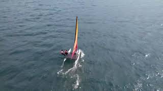 Hobie 14 Dragoon Youth Spi Cup Master Europeans 2024 [upl. by Naillimixam]