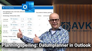 Planningspeiling  De datumplanner voor vergaderingen in Outlook [upl. by Vories61]