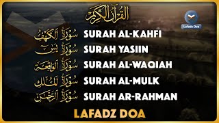 Murottal AlQuran Merdu  Murottal Ngaji Merdu Surat Al Kahfi ArRahman AlMulk Yasin AlWaqiah [upl. by Vareck]