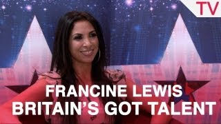 BGT Fran wants to be Cheryl Cole X Factor standin makes mime jibe [upl. by Yanehc]