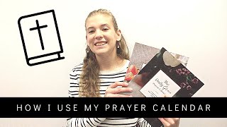 How I use my Prayer Calendar  Favorite Daily Grace Resource [upl. by Yrollam]