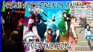 ESTRENOS ANIME VERANO 2024 [upl. by Airym753]