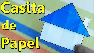 Cómo hacer una Casita de Papel  Origami [upl. by Morice802]