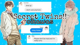 Oikawa Secret Twins  Haikyuu text  One shot✨ oikawa brothers [upl. by Pooh]