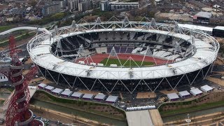 Londons Olympic Stadium Built In 2 Minutes [upl. by Nidnal784]