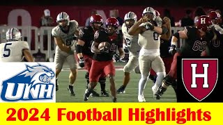 New Hampshire vs Harvard Football Game Highlights 10 4 2024 [upl. by Vin365]