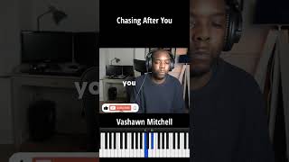 Chasing After You  VaShawn Mitchell shorts gospelmusic chords pianotutorial chordprogression [upl. by Sorazal]