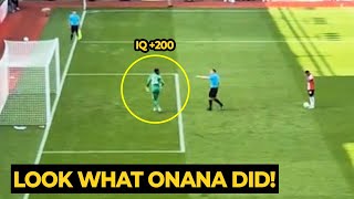 Andre Onana brilliant MIND GAMES before PENALTY SAVE against Southampton  Man Utd News [upl. by Dorolisa784]