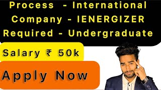 IENERGIZER International Company Bulk Hiring Apply Now internationaljobs ienergizer job2023 [upl. by Swetlana]