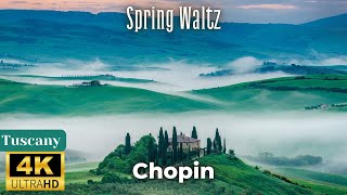 Spring Waltz Mariage dAmour Chopin  Tuscany 4K [upl. by Lexi]