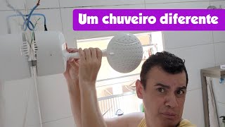 INSTALANDO UM CHUVEIRO DIFERENTE AQUI EM CASA  Fubá online [upl. by Annenn93]