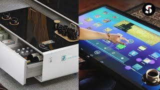 8 Incredible Smart Coffee Table You Must See  Smart Table Furniture [upl. by Sokem320]