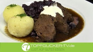 Original Sächsischer Sauerbraten traditionell zubereitetTopfguckerTV [upl. by Ruy469]