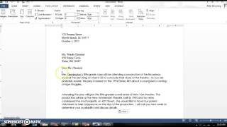 How to Setup Business Letters [upl. by Elsbeth]