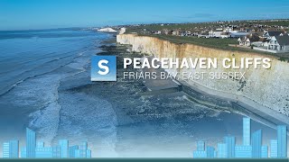 Brighton Peacehaven Part 1 Aerial 4K Drone View [upl. by Gunn18]