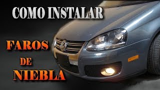 COMO INSTALAR FAROS DE NIEBLA [upl. by Chloras]