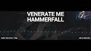 HAMMERFALL  VENERATE ME  TAB GUITAR [upl. by Camilla]