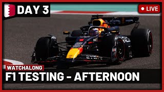 F1 Live 2024 Bahrain PreSeason Testing Day 3 Watchalong  Live Timings  Commentary [upl. by Scopp]