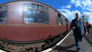 Hagley Hall 4930 at Platform 1 Bewdley Station SVR [upl. by Carolee]