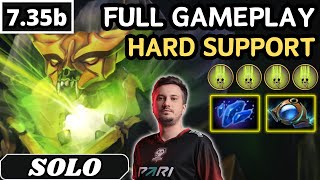 735b  Solo PUGNA Hard Support Gameplay  Dota 2 Full Match Gameplay [upl. by Einegue]