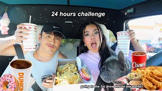 Letting The Person in FRONT of Me DECIDE What I Eat for 24 HOURS  Vlogmas Day 12 [upl. by Rahmann]