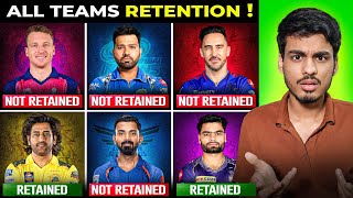 IPL 2025  My Picks for All 10 Teams Retention  IPL Retention 2025  IPL 2025 Retention List [upl. by Niko650]