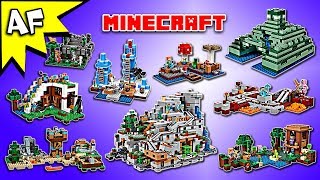 Every Lego Minecraft 2017 Set  Complete Collection [upl. by Aspa913]