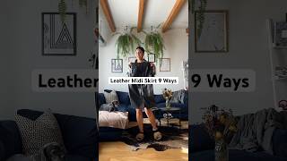 STOP Struggling to Style Leather Skirts Heres 9 Outfit Ideas [upl. by Novyak]