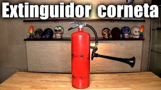 PROBANDO EL EXTINGUIDOR CORNETA  ChideeTv [upl. by Giffy]