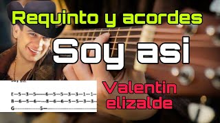 Soy asi  Tutorial  Requinto  Acordes  Valentin elizalde  José jose [upl. by Zsa Zsa157]