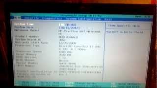 BIOS InsydeH20 Setup Utility Rev 35 [upl. by Rind64]