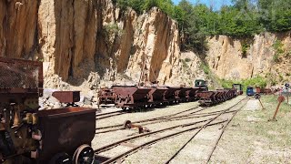 Feldbahn Dossenheim 600 mm  Steinbruch Leferenz 2022 [upl. by Wahl]