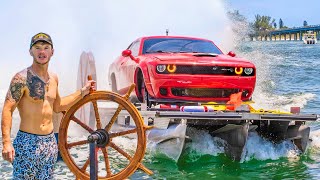 The 700hp Hellcat Boat Throws Water 200ft [upl. by Ellmyer74]