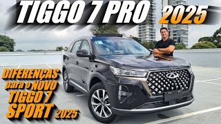 TIGGO 7 PRO MAX DRIVE 2025  O que muda em relação a nova versão do TIGGO 7 SPORT 2025 [upl. by Abixah604]