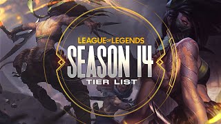 SEASON 14 MID LANE TIER LIST [upl. by Linden597]