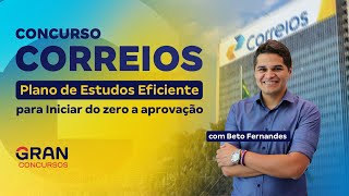 Concurso Correios  Plano de Estudos Eficiente para Iniciar do zero a aprovação [upl. by Castora]