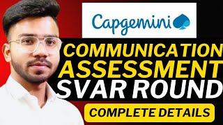 Capgemini Communication Assessment Test 2024  SVAR ROUND🔥 [upl. by Ynnod]