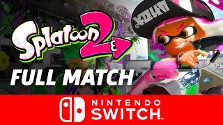 Splatoon 2 Gameplay  Full Match on Nintendo Switch [upl. by Annayr]