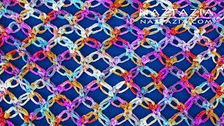 HOW to CROCHET SOLOMONS KNOT STITCH  Lovers Knot Love Knot Hail Stone Salomon [upl. by Warenne]