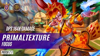 DPS 164K DAMAGE PRIMALTEXTURE REI PALADINS COMPETITIVE GRANDMASTER FOCUS [upl. by Bozovich]