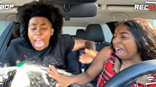 EPIC EXPLODING SODA PRANK ON ANGRY GIRLFRIEND IN THE CAR  😡  GOES TERRIBLY WRONG [upl. by Harifaz]