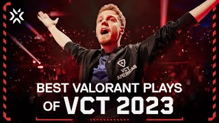 The Best 15 Plays Of VALORANT Champions Tour 2023 [upl. by Esiralc]