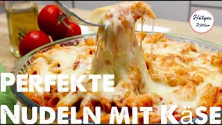 Perfekter Nudelauflauf mit Tomatensauce und Käse überbacken  schnell und einfach  Hülyaskitchen [upl. by Ymerej884]