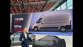 Nye Toyota Proace MAX Proace Proace City og Hilux med mildhybrid paÌŠ Kenshiki Forum 2023 [upl. by Nnylamme681]