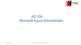 AZ 104 Microsoft Azure Administrator  Exam Dumps [upl. by Denney123]