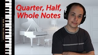 Quarter Notes Half Notes Whole Notes and C Position  Learn How to Play Piano 5 For Beginners [upl. by Latsyrhc]