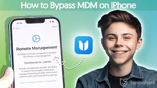 How to Bypass MDM Device Management on iPhone 2023 [upl. by Niatsirk]