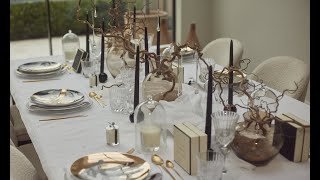 Christmas Table Decorating Featuring Jo Malone London [upl. by Nylekcaj]